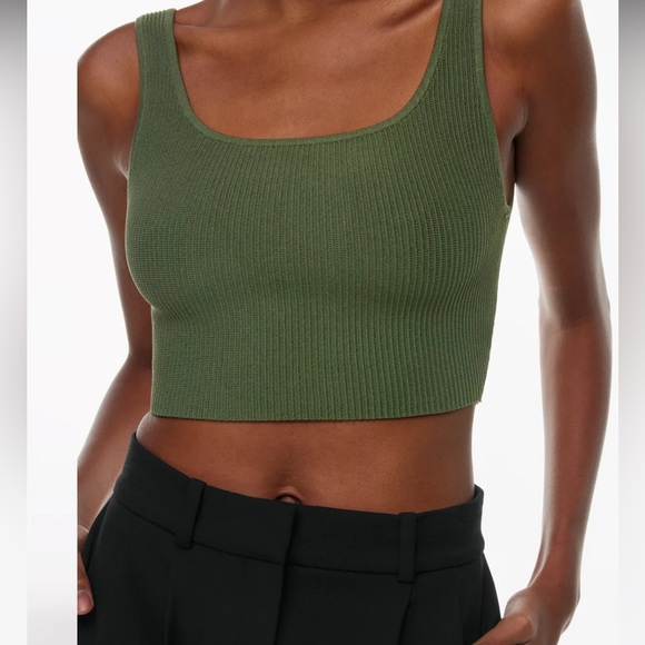 Babaton Sculpt Knit Squareneck Tank - Picture 2 of 6